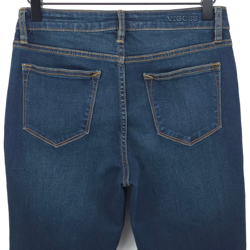 Vigoss‎ Womens Jeans Ace Super Skinny W26 L29 Dark Wash Distressed High Rise - Picture 4 of 10